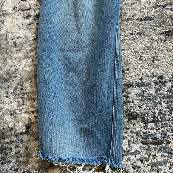 Boyish Mikey High Rise Wide Leg Medium Wash Distressed Jeans | Size 26 - Picture 15 of 16